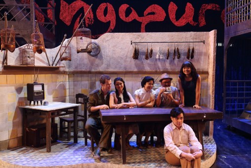 Leading cast in the Kopitiam (credit: Liang Vincent WANG)